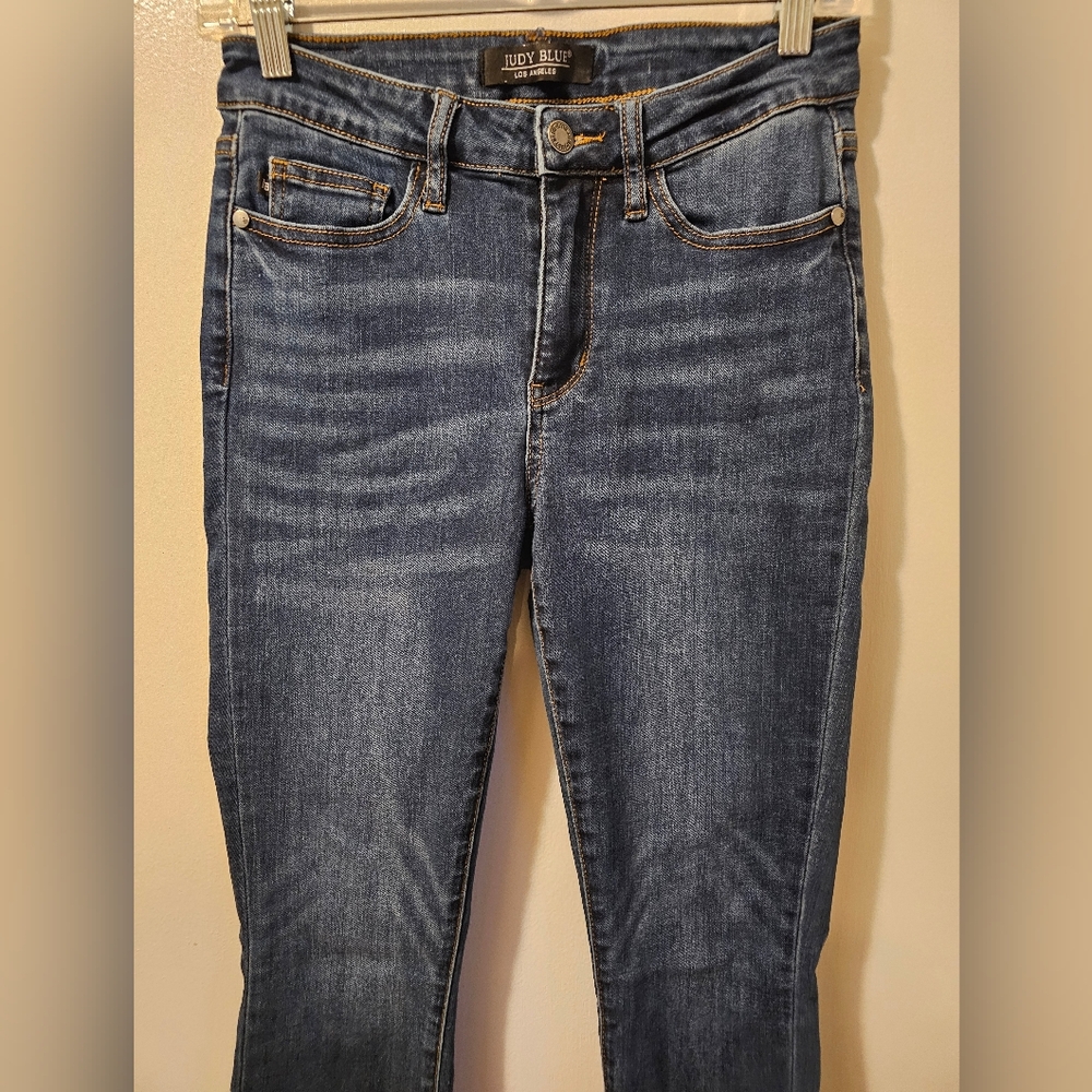 Judy Blue Capri Jeans Stretch Blue Women's Size  27 - Picture 2 of 12